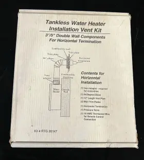 Rtg20147-1 Metal-fab Horizontal Termination Kit - Rtg-53 3 Inch /5 Rheem
