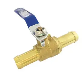 Bv05-3 Metalwork Bv05-3/4-1 Brass 3/4 Inch Barb Valve For Heater Hose Shut-off High 0.75 1