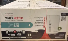 Cfewhs6a140-10 Micro-heat Jvis Mh Series 6-10 Smart Tankless Electric Water Heater 240v 40a Nib