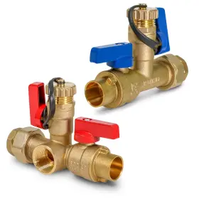 Guhw-jtp3-t-mg Midline Valve Tankless Water Heater Kit- Set Of 2 Heavy Duty Hot And Cold Is