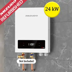 Et024a0w-r Mizudo 24kw Tankless Water Heater Electric 240v On Demand Hot -certified