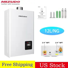 Fdg-cs80w-lp Mizudo Fdg-cs80w-lp/ng-r 12l Tankless Water Heater Natural Propane Gas 3.6 Gpm Instant Hot -90% New