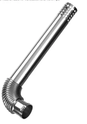 Vp030a0s-b Mizudo Direct Vent Elbow And Chimney Rain Cap Water Heater Round Tube Air Ventilation