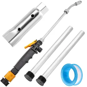 Ppus26402 Mornajina 5 Packs Rv Water Heater Anode Rod And Flush Wand Element Socket Wre