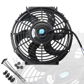M151002-1 Mostplus Black Universal Electric Radiator Slim Fan Push/pull 12v Mounting Kit