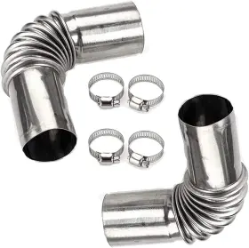 24mmguanzi-48 Nadusep 25mm Air Parking Heater Exhaust Pipe Tube Elbow Connector Stainless Steel Windpr
