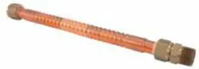 Gidds-48101 National Brand Alternative 15 Inch J Flex Water Heater Connector Corrugated Copper