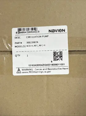 30023987a Navien Tankless Hot Water Circ Pump Ncb New In Box Unopened