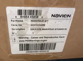 Gxxx002396 Navien Navian Nhb Boiler Stainless Manifold Kit