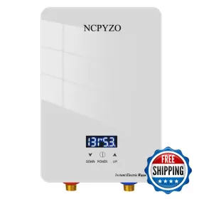 B0d8vx82v2 Ncpyzo Instant Electric Water Heater 240v 6500w. Tankless