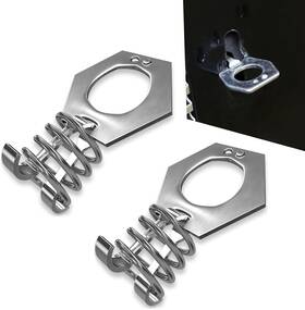 Neferta Nefess2601si-2pc 2 Pcs Rv Water Heater Cover Latch Fastener Stainless Steel Door Lo