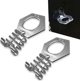 Nefess2601si-2pc Neferta 2 Pcs Rv Water Heater Cover Latch Fastener Stainless Steel Door Lo
