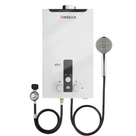 Nessxa 631060196176 Tankless Water Heater Propane With Digital Display 4.76 Gpm 18l Portable Ins