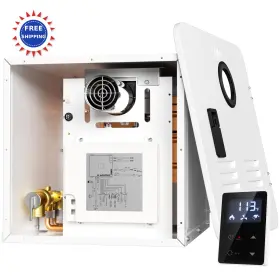 Yyj250732 Nessxa Tankless Water Heater 65 000 Btu 3.9 Gpm Propane Rv High Altitude 15x15in White