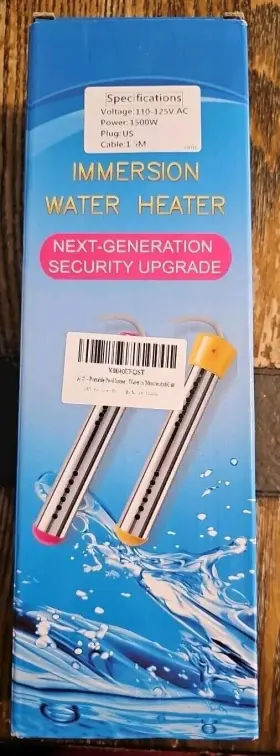 X0040efqst Next Immersion Water Heater-next Generation Security Upgrade 1500w 110-125v 1.5m Cabl