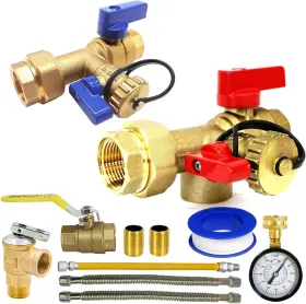 C-3006 Ngbt Bv Inc - 3/4 Inch Tankless Water Heater Installation Kit With Isolation Valves P