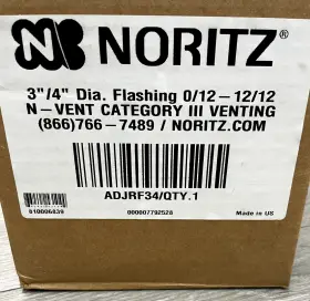 Adjrf34 Noritz Angled And Flat Adjustable Roof Flashing Vertical Stainless