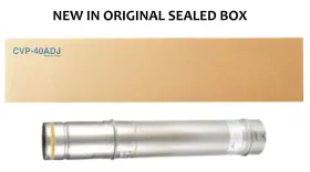 Cvp-40adj Noritz Concentric 40 Inch Adjustable Stainless Steel Venting - Bnib Sealed