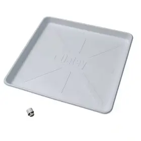 34067 Oatey Plastic Washing Machine Pan Parts Under Washer Tray Drip Drain Overflow Catch