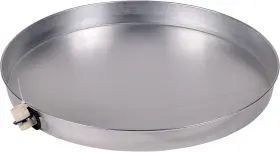 34173 Oatey 24 Inch Aluminum Water Heater Pan With 1 Cpvc Adapter