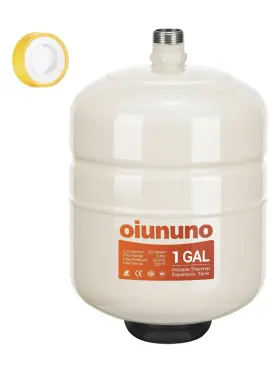 Oiununo 445004829838 Potable Thermal Expansion Tank 1 Gallon 3/4 Inch Mnpt Connection-rv Marine Boat