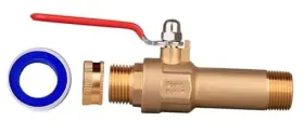 Hmp012 Oldegg Innovations Full Port Water Heater Straight Drain Valve Lf Compliant Brass 3/4 Inch