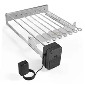 F-brk6088-ss1 Only Fire Stainless Steel Electric Skewer Turner Rotated Grilling Rack Shish