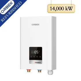 Et014a5w-r Orbek 14kw Tankless Water Heater Electric 240v Instant Hot For Shower
