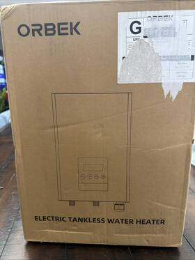 Orbek Eto11 Electric Tankless Water Heater On Demand Instant Hot