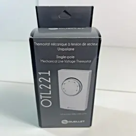 Otl221 Ouellet Wall Thermostat Single Pole Mechanical Line Voltage