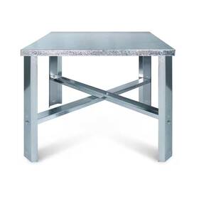 Plumbflex 313051641666 21 Inch Square Water Heater Stand In Galvanized Steel