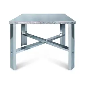 Plumbflex 313051641666 21 Inch Square Water Heater Stand In Galvanized Steel