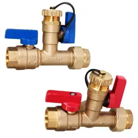 Wguh-jtp3-u-mg Plumbflex 1 Inch Fip Tankless Water Heater Kit- Set Of 2 Heavy Duty Hot And Cold Isolation