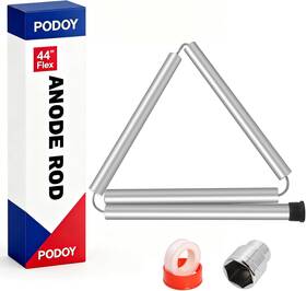 Podoy 445024838803 44ftft Flexible Magnesium Anode Rod For Hot Water Heater Compatible With Rheem Rel
