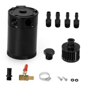 Tk91bk Pqy Oil Catch Can Baffled 2 Port Tank Kit Universal Separator