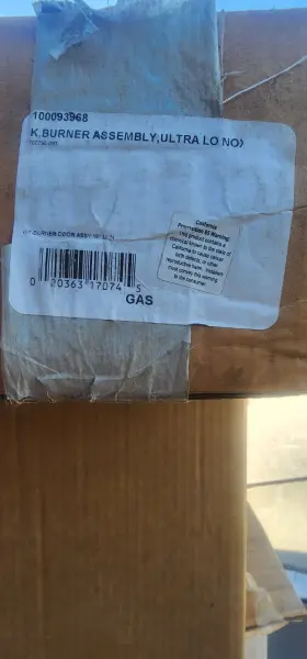 100093968 Premierplus 18 Inch K Burner Assembly Fits Whirlpool And A O Smith 50 Gal. Wtr Htrs