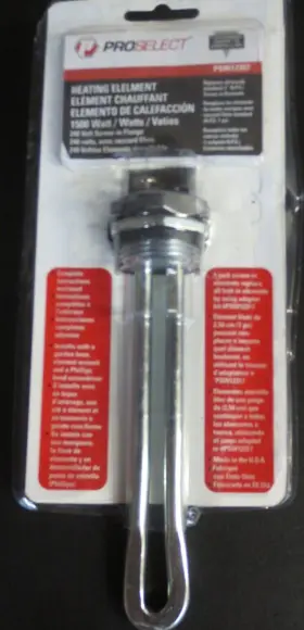 Psw12307 Pro Select 781889032152 Proselect 1500 Watt Screw-in Heating Element