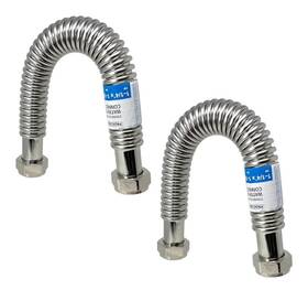 Procuru 1-1/4 Ss304 Stainless Steel Water Heater Connector 3 Ft Inch Fip Lead Free