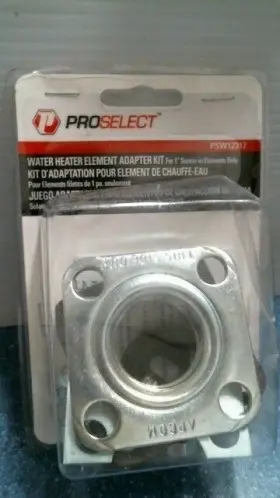 Psw12317 Proselect Proselct Water Heater Element Adapter Kit Model Fs