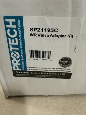 Sp21195c Protech White Rodgers Water Heater Gas Control Valve Wr Adapter Kit