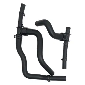 5058437 Qfish 2pcs Heater Hose With Tee Supply-return Compatible Dodge Black