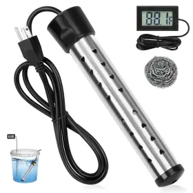 2000w Qiujin 754712934008 Immersion Water Heater Portable Bucket With 304 Stainless Steel