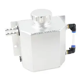 Sx003-silver Raas Universal 1l Coolant Radiator Tank - Overflow And Expansion Silver