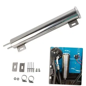 Sx007-sl Raas 2 Inch X13 Universal Radiator Overflow Tank Stainless Steel Coolant 2x13