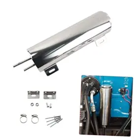 Sx008-sl Raas 3 Inch X10 Universal Radiator Overflow Tank Stainless Steel Coolant 3x10