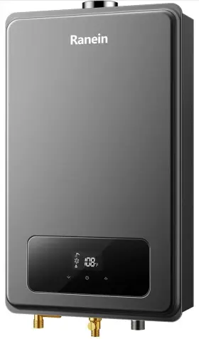 Rh13k Ranein Natural Gas Tankless Water Heater Indoor Max 5.3 Gpm 130 000 Btu Instant