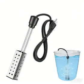 1500w Rdkecho R-003 Portable Immersion Bucket Heater 120v Stainless Steel - Heats 5 Gallons