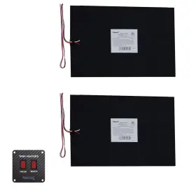 Recpro 193652024552 Rv Tank Heater Pad 12 X 18 Fresh Water Gray Holding Up 50 Gallo