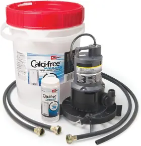 68711 Rectorseal Calci-free Tankless Water Heater Flush Kit Black White Red