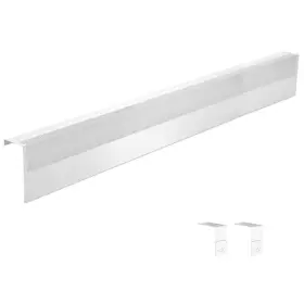 B0f5ww2zqc Redants 2 Pack 3 Ft Baseboard Heater Covers Galvanized Steel Easy Slip-on